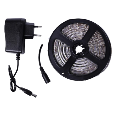 Fita de Led RGB 5M 3528 Com fonte Bi Volt