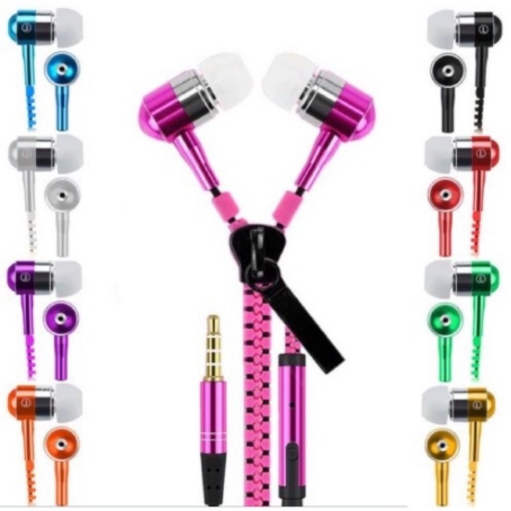 Fones de Ouvido Zíper Resistente - BRANCO