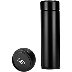 Garrafa Térmica Smart Display Temp 500ML - Preto