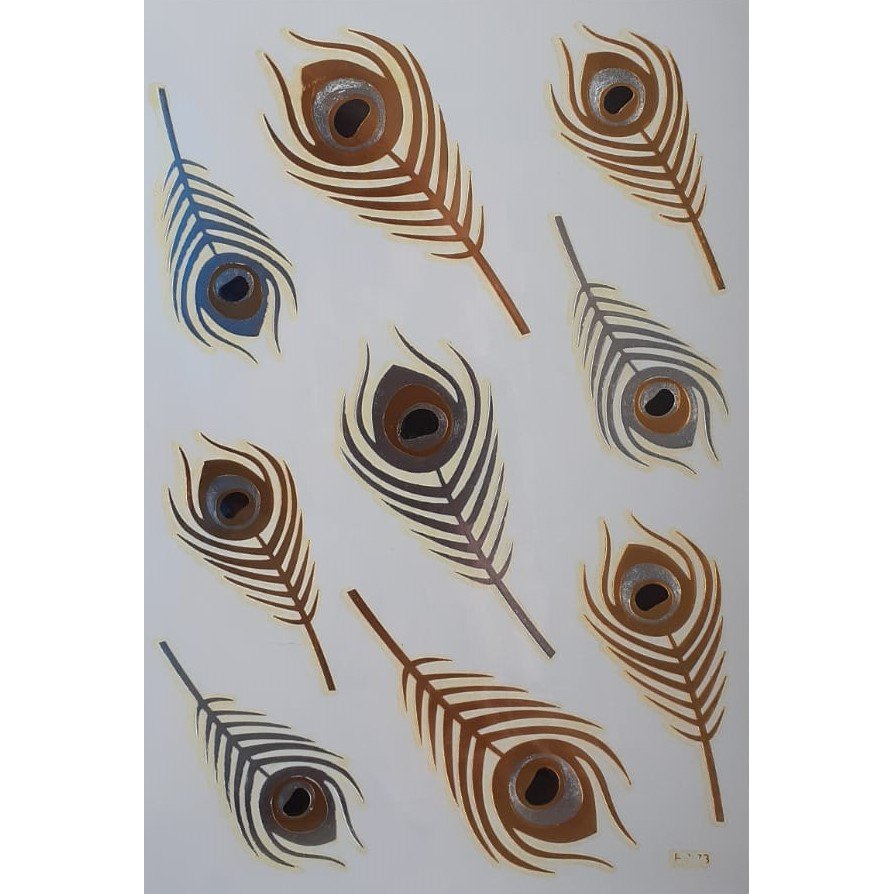 Kit 12 Tatuagens Fake Adesiva Temporária - Modelo 2