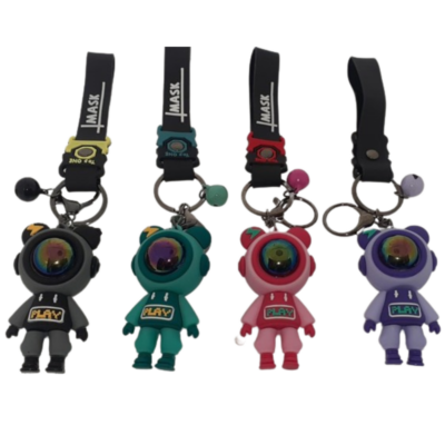 Kit com 12 Chaveiros de BORRACHA - Astronautas