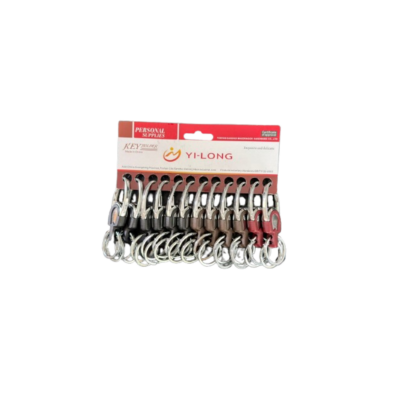 Kit com 12 Chaveiros Gancho de Ferro Grande