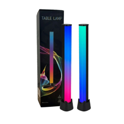 Kit com 2 Luminárias Bastão USB RGB | Controle | 40CM