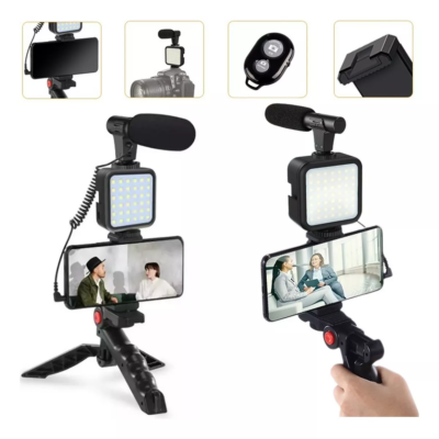 Kit Estabilizador de celular com luz, Video-Making