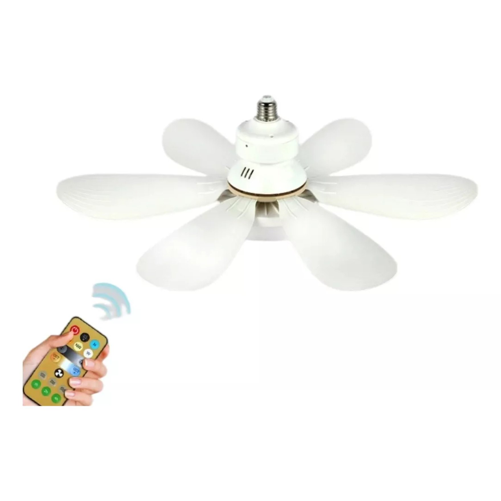 Lâmpada com Ventilador 30W E27 - BRANCO