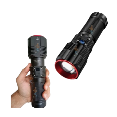 Lanterna com Zoom 3000MA TYPE-C Luz Branca