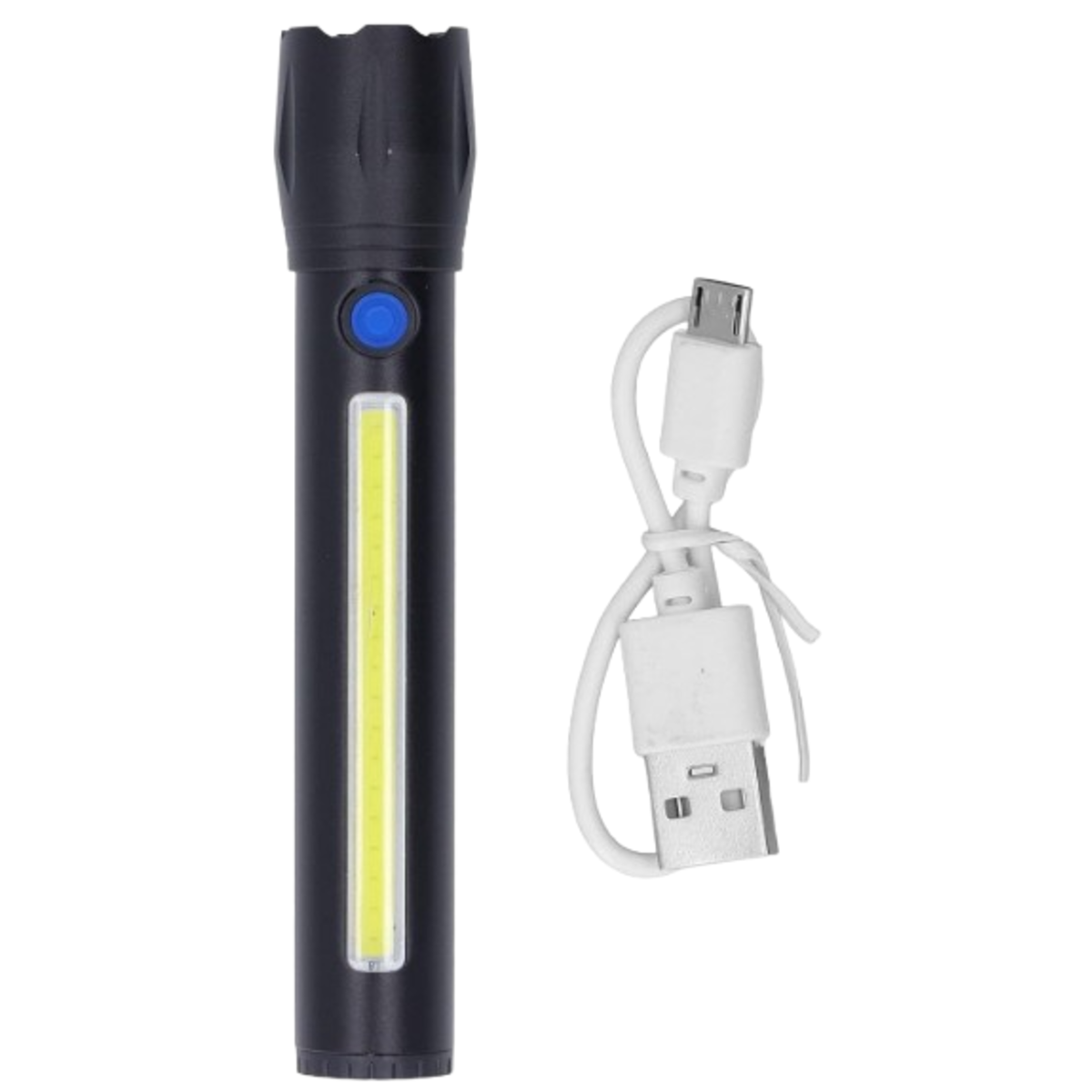 Lanterna de Led de Metal com caixinha 10W USB