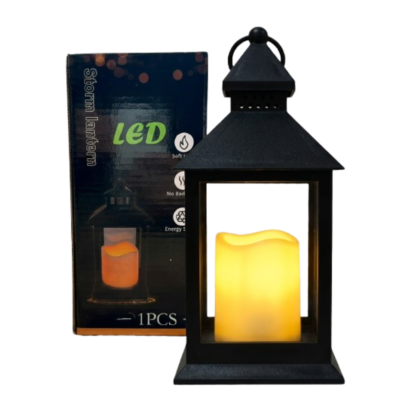 Luminaria de Led a Pilha Lampião de Plastico