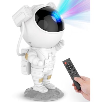 Luminária de Led Projetor de Luz USB Astronauta