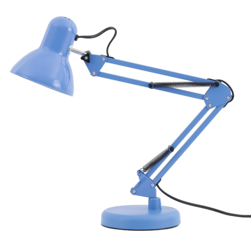 Luminária de Mesa Bi Volt E27 Max 60W AC 230V - 50HZ - AZUL