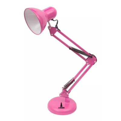 Luminária de Mesa Bi Volt E27 Max 60W AC 230V - 50HZ - ROSA