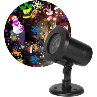 Luminária Projetor para Jardim de Natal