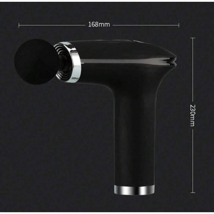 Massageador Recarregavel - Compact Power - PRETO