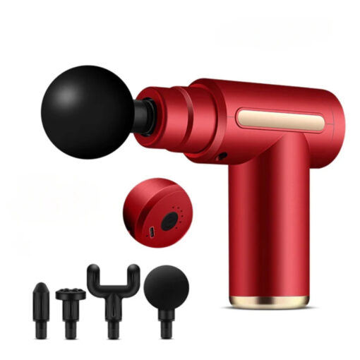 Massageador Recarregável Pequeno - Vermelho