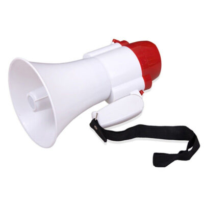 Megafone Amplificador de Voz Portátil com Sirene e Gravador