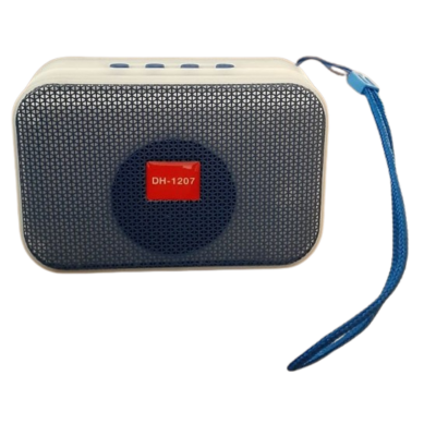 Mini Caixinha de som Portatil DH-1207 Bluetooth - AZUL