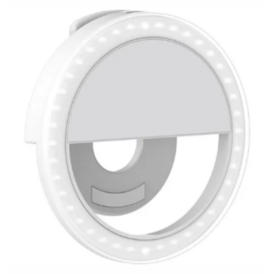Mini Ring Light Celular para Tirar Fotos - BRANCO