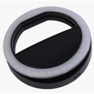 Mini Ring Light Celular para Tirar Fotos - PRETO