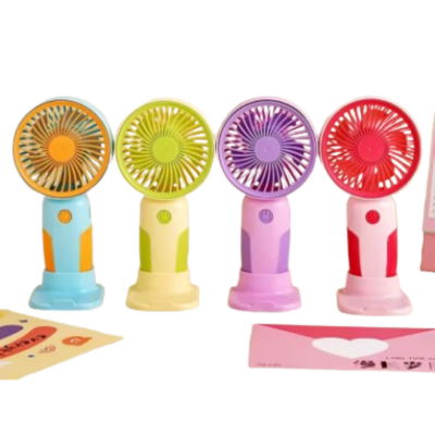Mini Ventilador 3 velocidades 5V cabe em celular - ROSA