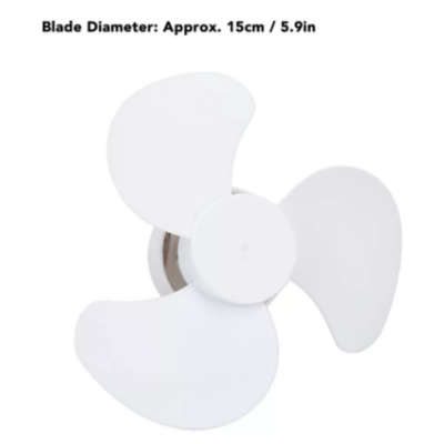 Mini Ventilador Branco USB 5V 5W - BRANCO