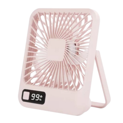 Mini Ventilador de Mesa 5W 5V - ROSA