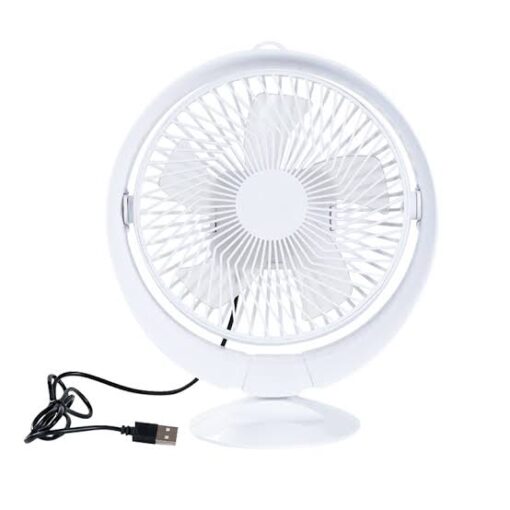 Mini ventilador de mesa recarregável