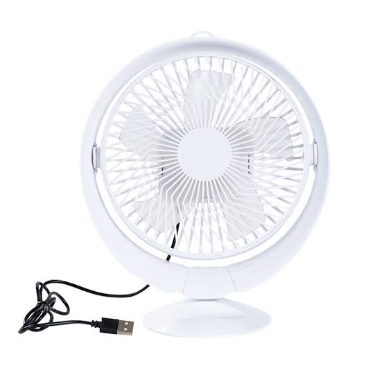Mini ventilador de mesa recarregável