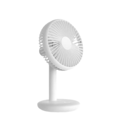 Mini Ventilador de Mesa USB 5V 5 Velocidades - BRANCO