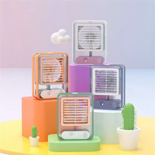 Mini Ventilador Recarregável - Preto