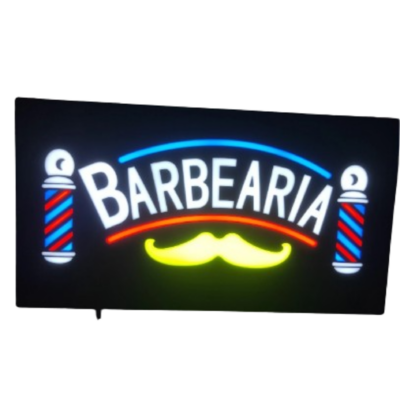 Painel de Led Barbearia 40x25 Bivolt