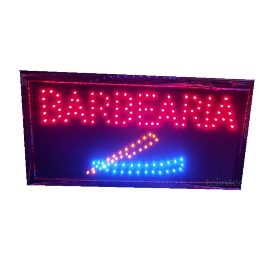 Painel de LED "BARBEARIA" 55x25CM 110V