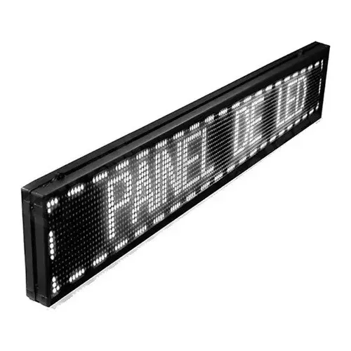Painel de LED BRANCO P10 100X20CM INDOOR 105-235V WIFI/APP