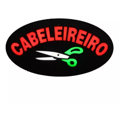 Painel de LED Cabeleireiro