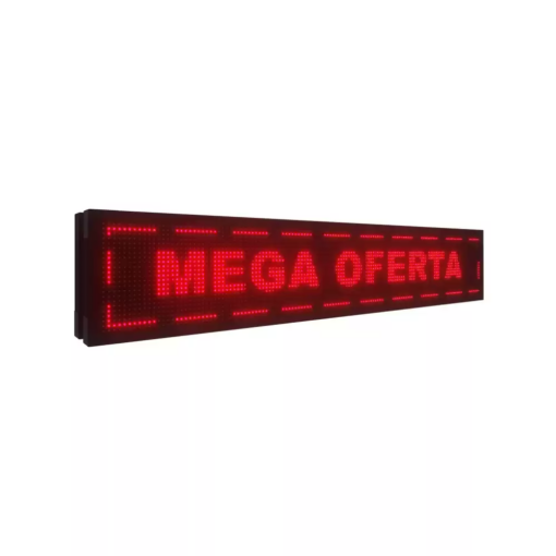 Painel de LED Letreiro VERMELHO 200X40CM 110-220V OUTDOOR WIFI/APP