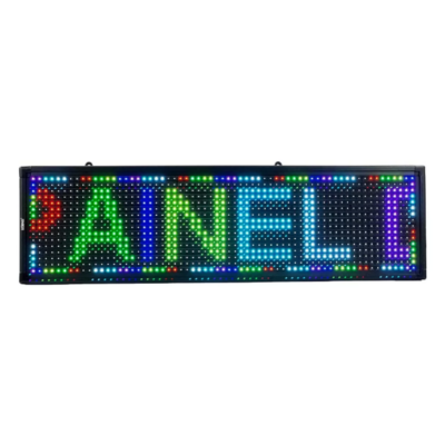 Painel de Led RGB P10 100X35CM OUTDOOR 105-235V WIFI/APP