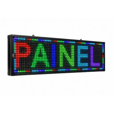 Painel de LED RGB P10 100X40CM OUTDOOR 110-220V WIFI/APP