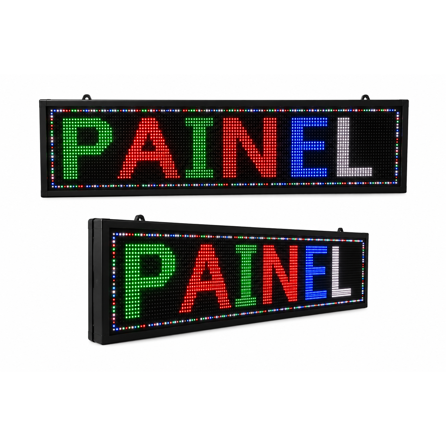 Painel de LED RGB P10 70X20CM INDOOR 105-235V WIFI/APP