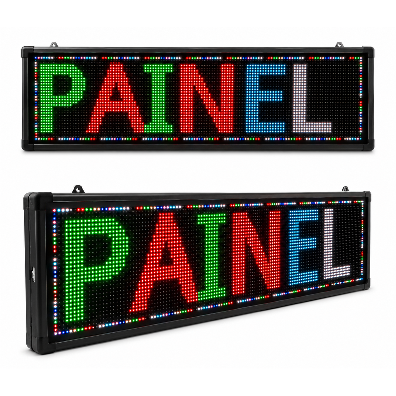 Painel LED Letreiro RGB P5 102X40CM OUTDOOR 110-220V WIFI/APP