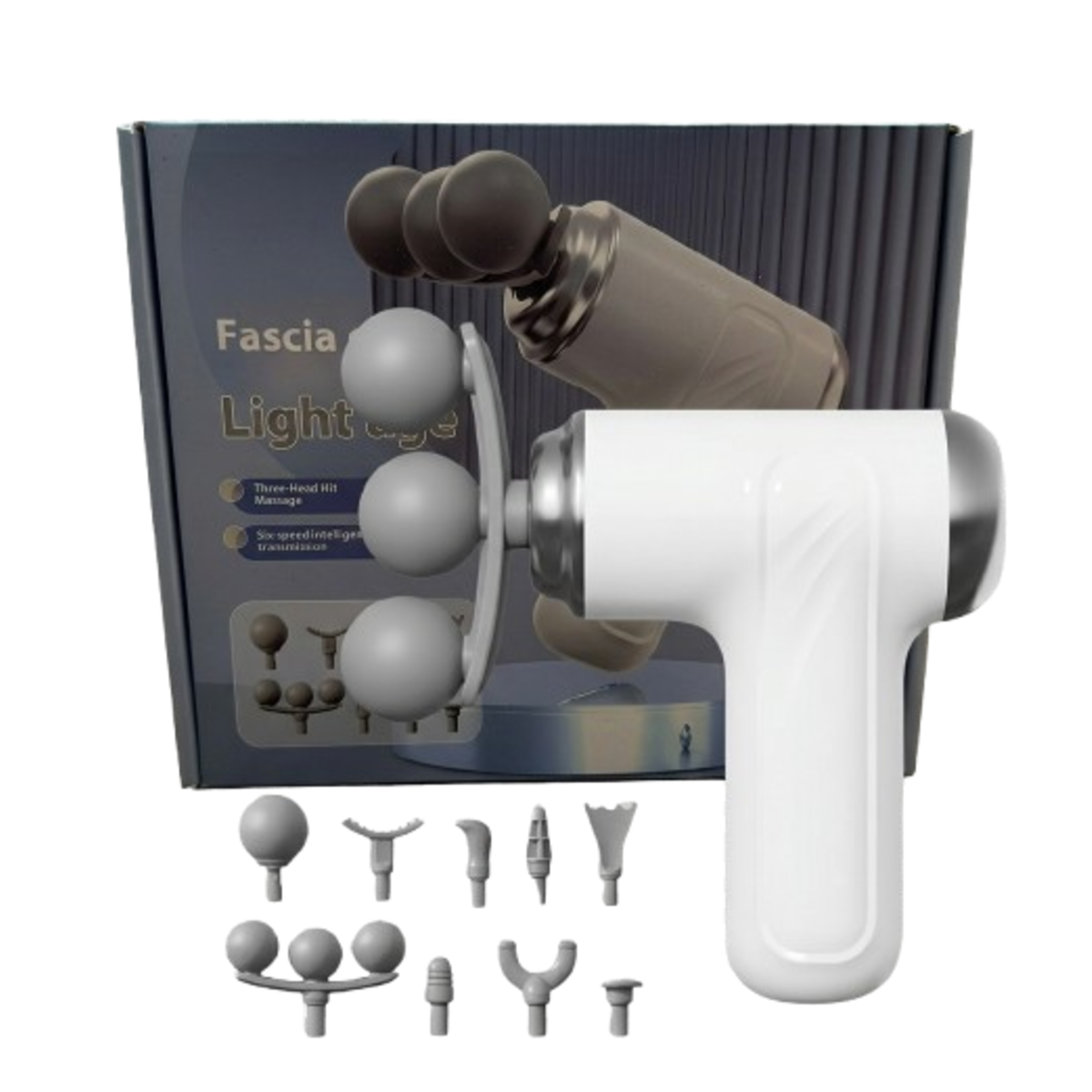 Pistola Massageadora 3 Bolas 24W 5V