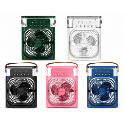 Refrigerador Ventilador Umidificador Portátil 7 Led 5V