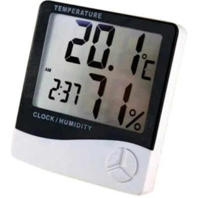Relógio Digital com Medidor de Temperatura e Umidade