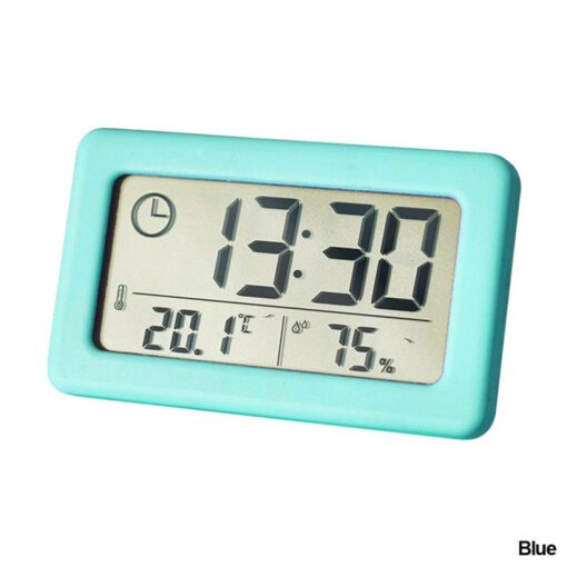 Relógio Digital LCD Voice Control Back-Light - AZUL