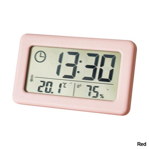 Relógio Digital LCD Voice Control Back-Light - VERMELHO