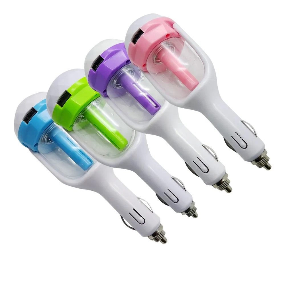 Vaporizador para carros USB, 12V, 2W, 50ML/HRS - ROXO