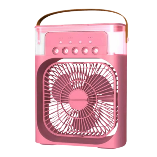 Ventilador Umidificador 7 Leds 5V - ROSA