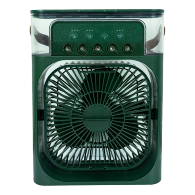 Ventilador Umidificador 7 Leds 5V - VERDE